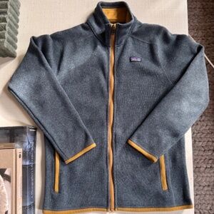 Patagonia Better Sweater Full Zip Boy's Size XL (14) Grey